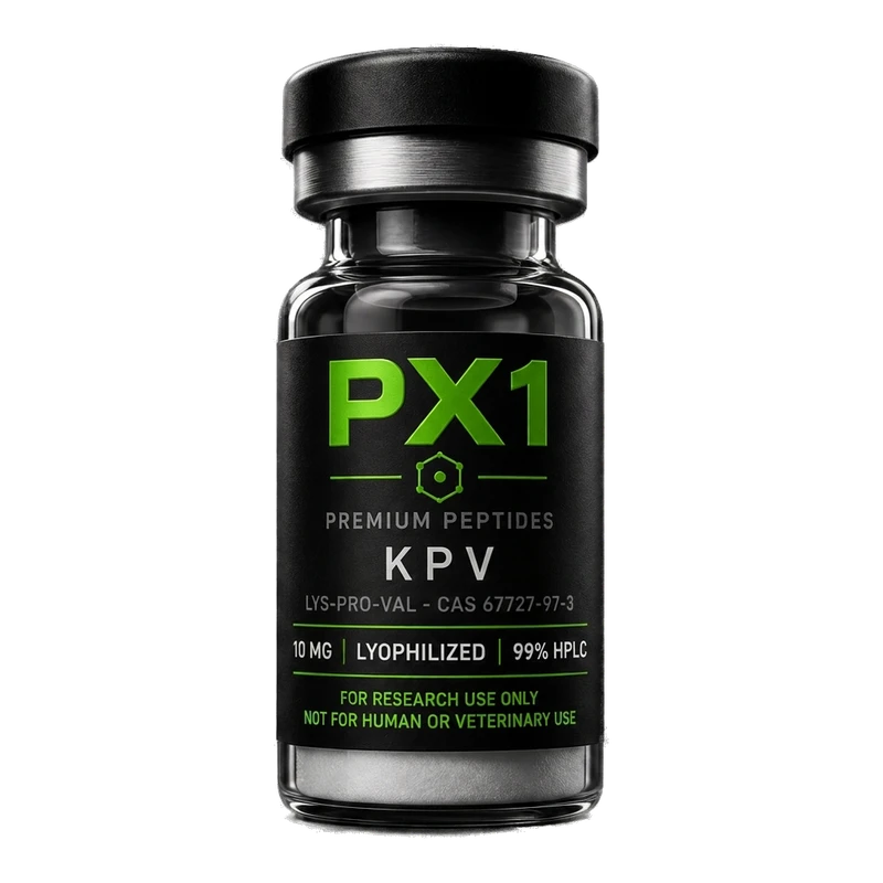 PX1 Labs KPV 10mg research peptide vial